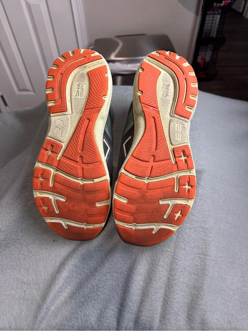 Brooks Adrenaline GTS Running Shoes | Men's Orange Gray Athletic Sneakers 12 US